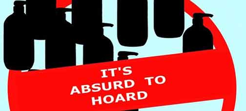 graphic against hoarding