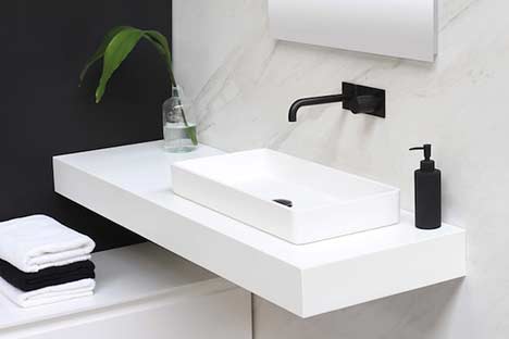 Clean washbasin