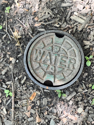 a sewer cleanout.