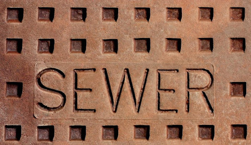 a sewer cover.