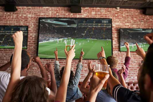 make sure your bar plumbing is prepared for sporting events.