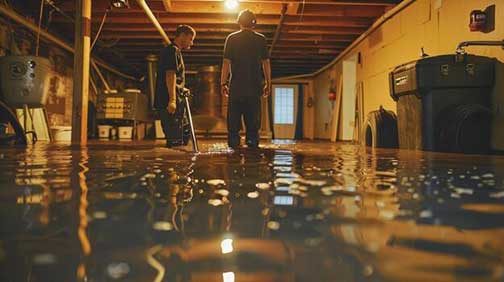 a flooded basement in humboldt park chicago