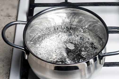 a pot of boiling water can be used to unclog a drain.