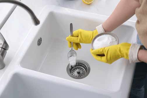 regular cleaning of drains is a good practice to avoid grease build up.