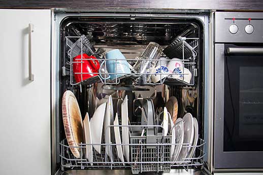 dishwasher clogging.