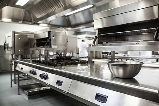 a commercial kitchen in oak brook il.