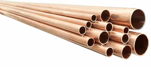 copper pipes for plumbing