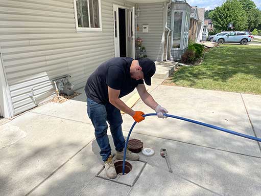 diy sewer line cleaning
