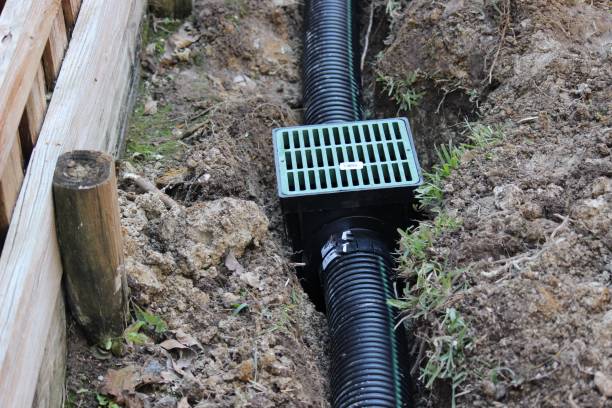 solving drainage problems with a french drain installation in naperville.
