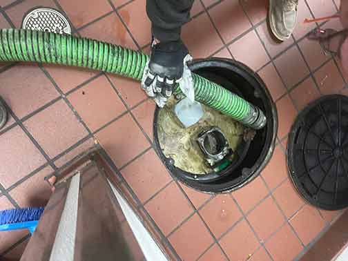 grease trap cleaning.