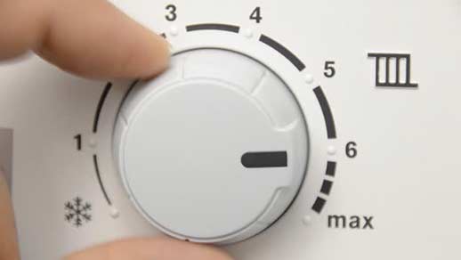 a hot water heater thermostat.