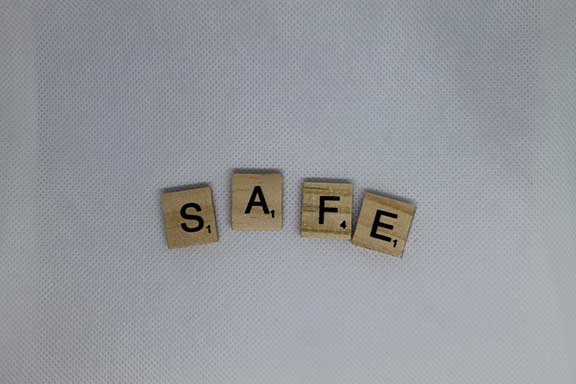 Letters merged to form SAFE 
