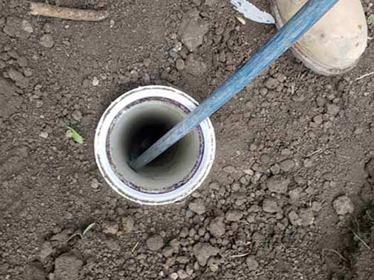 a sewer line cleaning process in chicago called hydro-jetting.