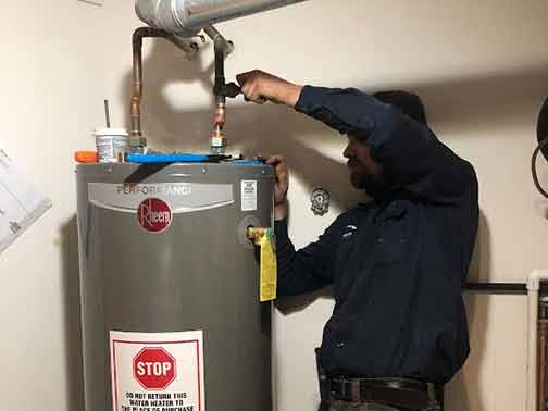 installation of a water heater in chicago