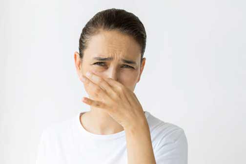 smell coming from laundry room