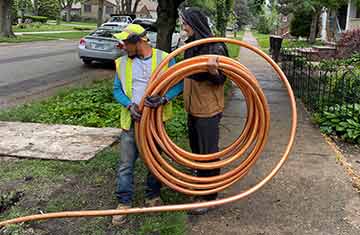 main water line replacement in chicago.