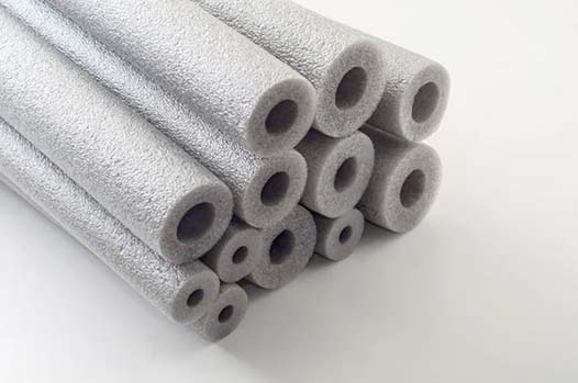 pipe insulation to prevent burst pipes in wintertime.