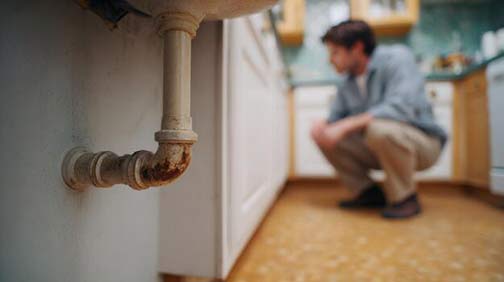 a man with a plumbing issue in andersonville chicago