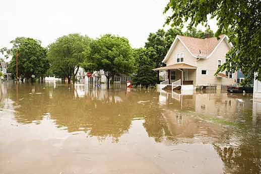 residential flooding.