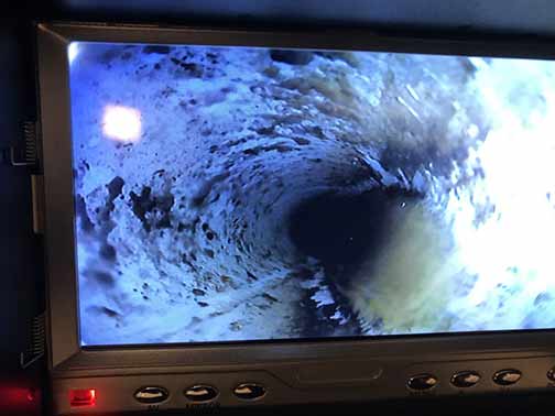 a sewer camera inspection taking place in chicago.