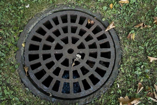 a sewer drain in need of hydro jetting.