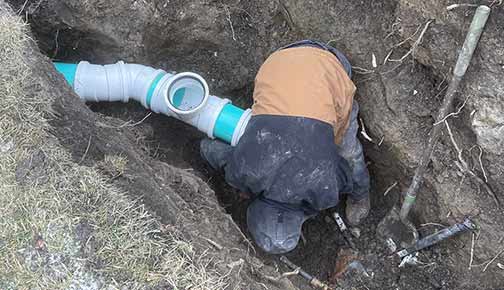 a popular form of sewer line replacement is by way of excavation.