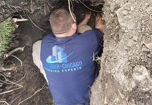 traditional sewer line repair in chicago.