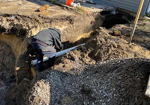 professional sewer pipe replacement