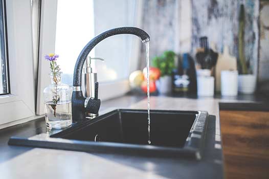 a touchless faucet is nice when replacing.